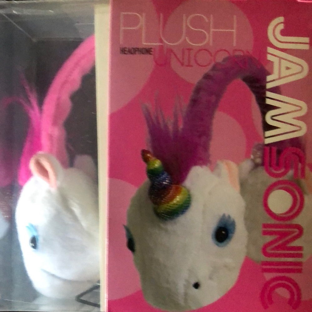 Jam song plush headphones unicorn